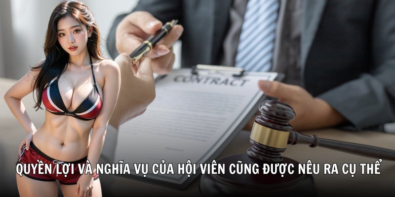 Quyền lợi và nghĩa vụ của hội viên cũng được nêu ra cụ thể